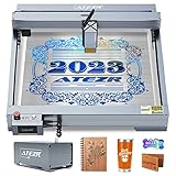 WERTKOMBINATION: ATEZR P20 Plus Laserschneidmaschine wird mit 1 KA Air Assist aus einer hochdichten Aluminiumlegierung geliefert. 30l+/min Luftunterstützung dank des einzigartigen Luftkanals, der in das Lasermodul integriert ist, kann die beim Laserbetrieb entstehenden Hochtemperaturdämpfe ausblasen und eignet sich perfekt zum Gravieren und Schneiden. Das ATEZR-Lasermodul wird auch mit dem allgemeinen Luftkonzentrator geliefert, es ist mit den meisten Lufthalterungen auf dem Markt kompatibel.