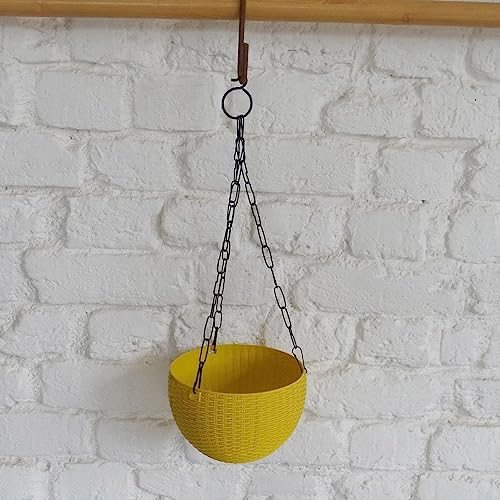 Stylish Plant Pots: Tree & Flower Pot Holder for Home Indoor & Outdoor Gardening, Cute Hanging Pots, Large Size - 22cmX13cm, Perfect for Balcony and Living Room