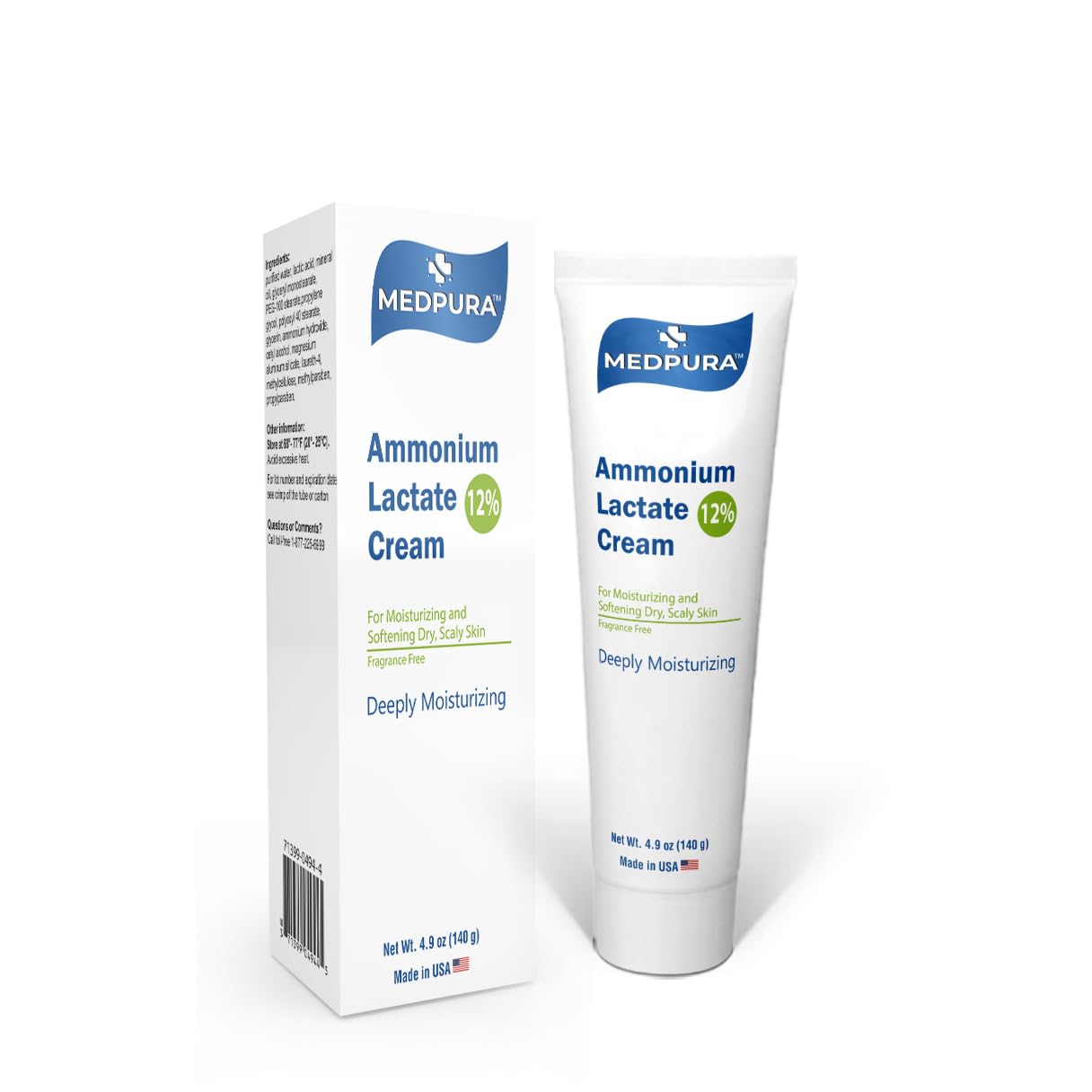 Amazon.com : MEDPURA? AMMONIUM LACTATE CREAM 140 GM (4.9 OZ