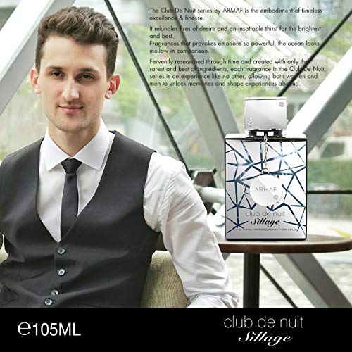 5. Bild von ARMAF Club De Nuit Sillage Eau de Parfum, frischer Duft, 105 ml