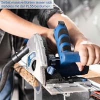 Scheppach Tauchsäge PL55 Handkreissäge mit 2x700mm Führungsschiene & 1200W – Ansicht 8