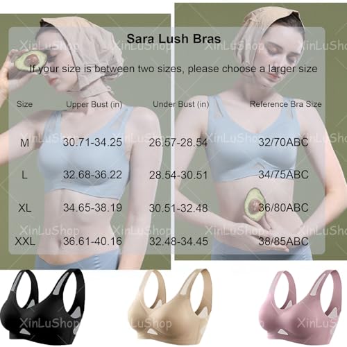 Sara Lush Bras, AeriSoft - Ultimate Breathable Comfort Bra, Seamless & All-Day Comfort2