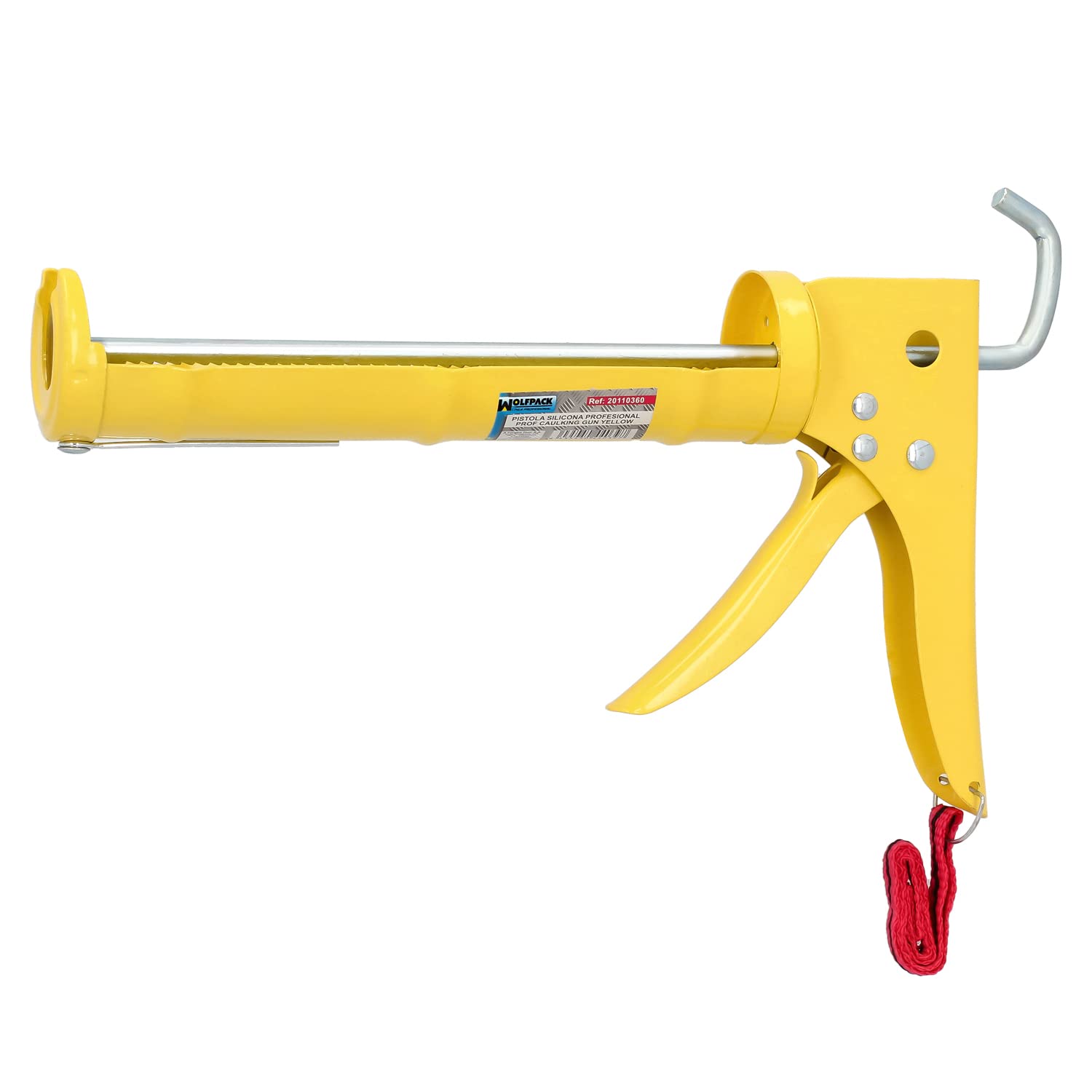 WOLFPACK LINEA PROFESIONAL 20110360 Yellow, Silicone Sealer, Calafatear Gun, Multicolour