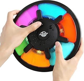Light-Up Memory Game with Sounds - Electronic 6 Sequence Handheld Classic Brain Toy for Boys, Girls & Adults, Lightweight,...