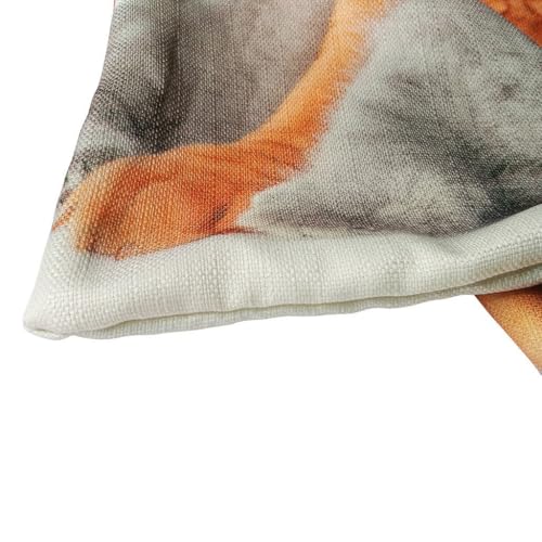 Violetpos Kissenhülle Deko Charming Mops-Hund Sofa Zierkissenbezug Auto Zierkissenbezüge Kissenbezüge Bettwaren & Bettwäsche Kopfkissen Kissen 40 x 40 cm