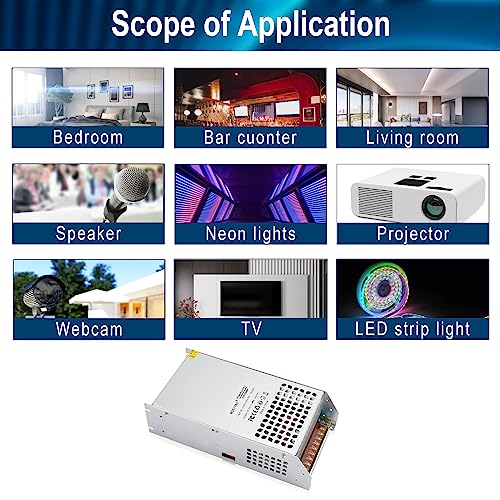 Image of 12V 100A 1200W DC Switching Power Supply Adapter PSU AC 110V / 220V-DC 12V Transformer Adapter, for LED Strip Light, CCTV Camera Security System,Computer Project of Industrial Power Supplies