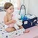 MI RISINGSTAR Baby Diaper Caddy Organizer for Changing Table - Large Portable Nursery Storage Bin for Diapers and Baby Essentials - Baby Shower Gift for Boy or Girl