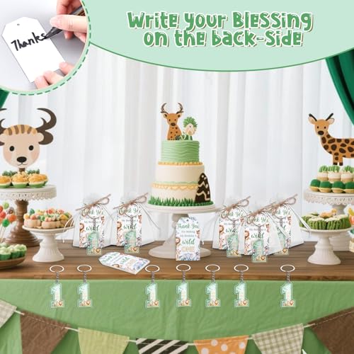 Image of Party Favors Theme Baby-Shower Keychain Set