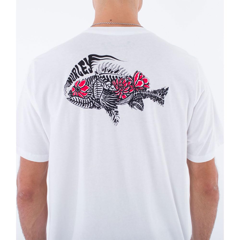 Hurley Evd Flower Fish Camiseta Hombre