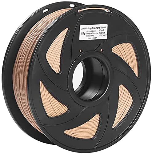 Image of Tesseract Premium PLA + 1.75mm 3D Printing Filament | Dimensional Accuracy + /- 0.03mm | Compatible with Most FDM Printers | 1 KG 3D Printer Filament - PLA Wood (Quantity 1)