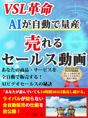 「VSL革命」Aiが自動で量産・売れるセールス動画【マーケティング】【WEB集客】【youtube集客】