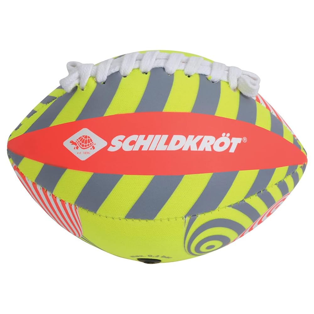 Schildkröt Mini Palla da Football Americano in Neoprene, Superficie in Tessuto, Resistente all'Acqua Salata, Ideale per Le Mani dei Bambini, 970346