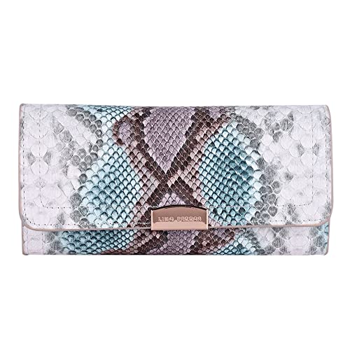 Image of Lino Perros Womens Textured Grey Wallet Women's Western (Grey)