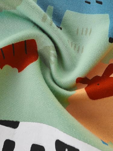 Image of AIWUHE Toddler Cotton Sweatshirt Boys Girls Pullover Long Sleeve Tops 2-6Y | Tops Blouse, Cotton T-Shirt, Fall Winter Clothes