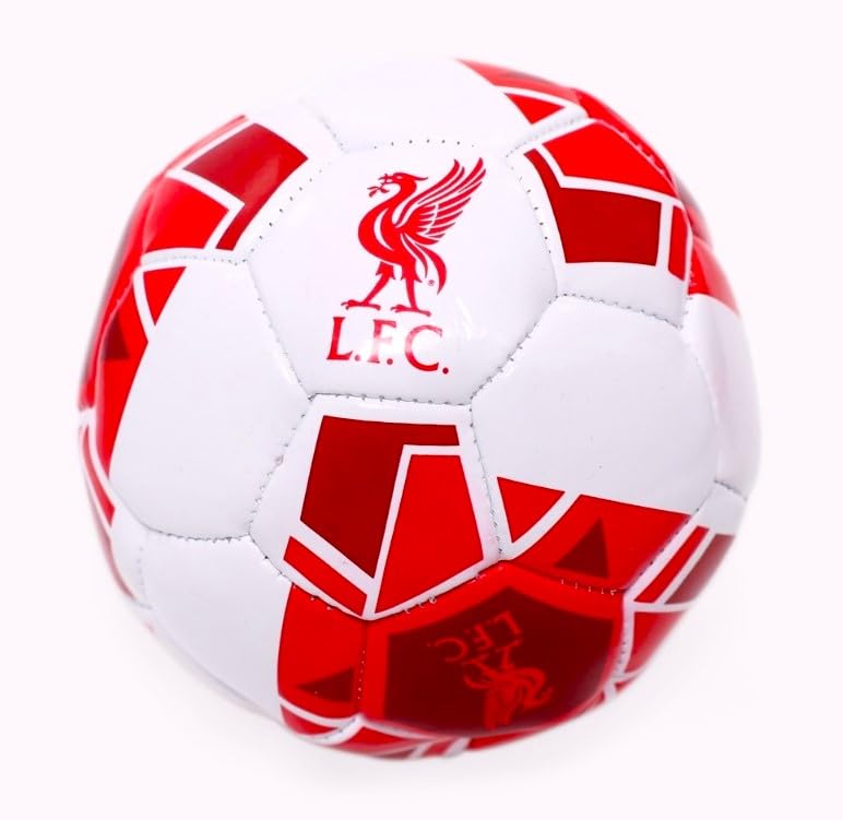 Sports Collectible LFC Size 1 Football Red White and Grey