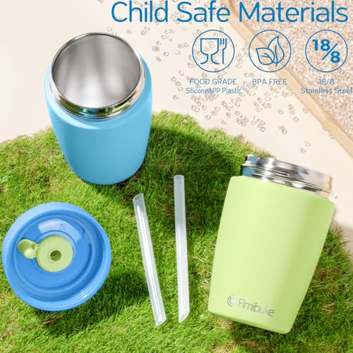 Image of Fimibuke Toddler Cups Spill Proof, 12 OZ Sippy Cup for Toddler Water Bottle