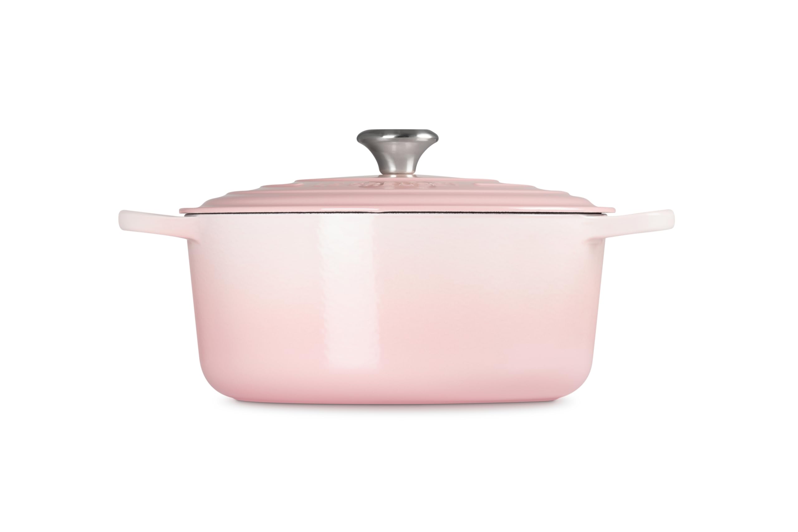Le Creuset Signature 21177287774430 Cocotte en fonte avec couvercle Ø 28 cm Convient pour tous les types de plaques de cuisson et induction Volume : 6,7 l 6,125 kg Rose