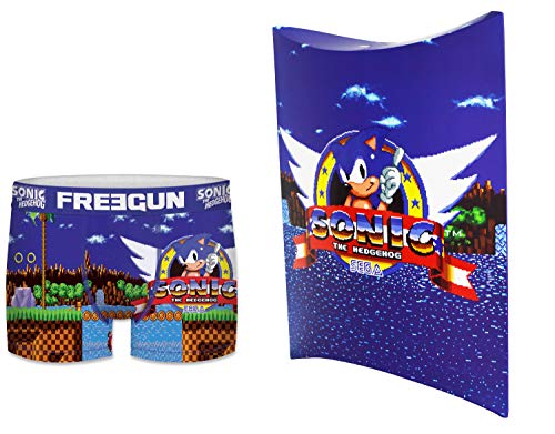 Sonic Freegun - Calzoncillos para hombre multicolor S