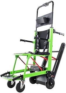 GLYIG La Silla de Ruedas Eléctrica Plegable Puede Subir Escaleras. para Discapacitados y Ancianos Totalmente Automático Sube y Baja La Silla de Ruedas Escaleras,Green