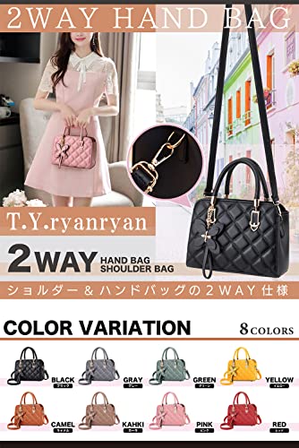 T.Y.ryanryan ショルダーバッグ レディース 小さめ 斜めがけ ハンドバッグ 肩掛け 四つ葉 の商品画像 2