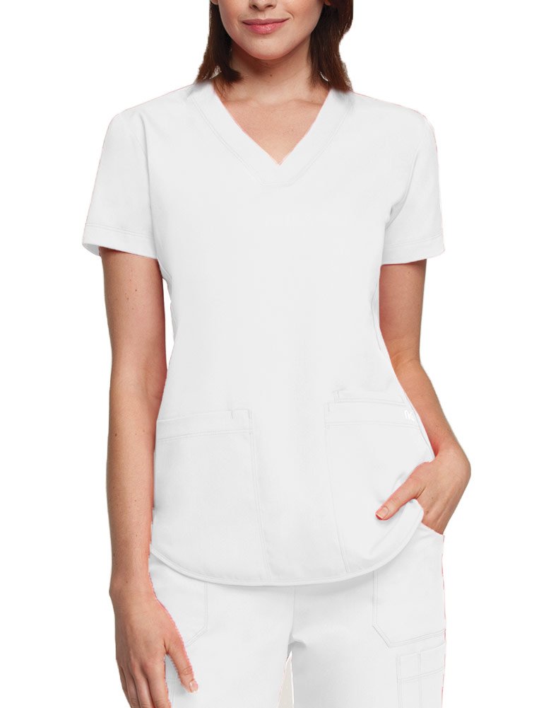 Barco NRG' 3 Pocket V-Neck Top' Scrub Top