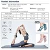 Hylaea Yoga Socks for Women with Grip & Non Slip Toeless Half Toe Socks for Pilates Ballet Barre Dance Kickboxing