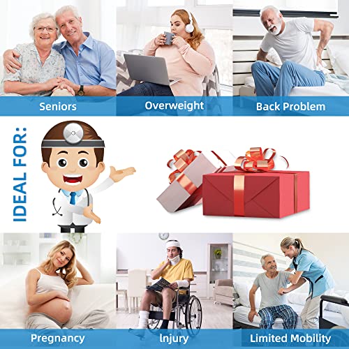 Toilet Aids Set For Wiping - Long Handle Butt Wiper For People Overweight, Elderly And Disabled, Bottom Buddy Wiping Aid For Bathroom (4Pcs Personal Hygiene Kit) #TOP5