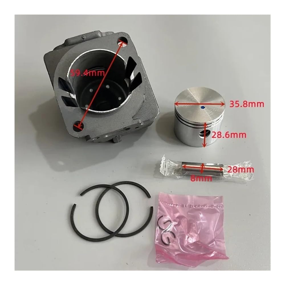 Juego de Aros de pistón de Cilindro de 36mm Aptos for Piezas de Repuesto M28g T281 T283