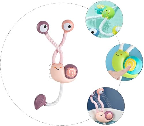 Miniatura 8 de Cabeza de ducha de bebé Juguete de baño infantil Adorable Caracol Juguete Niños Jugando Agua Juguete Ducha Juguete Baby Shower Juguete Color
