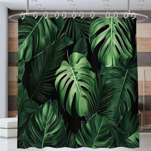Rideau de douche anti éclaboussures 180x200 polyester lavable