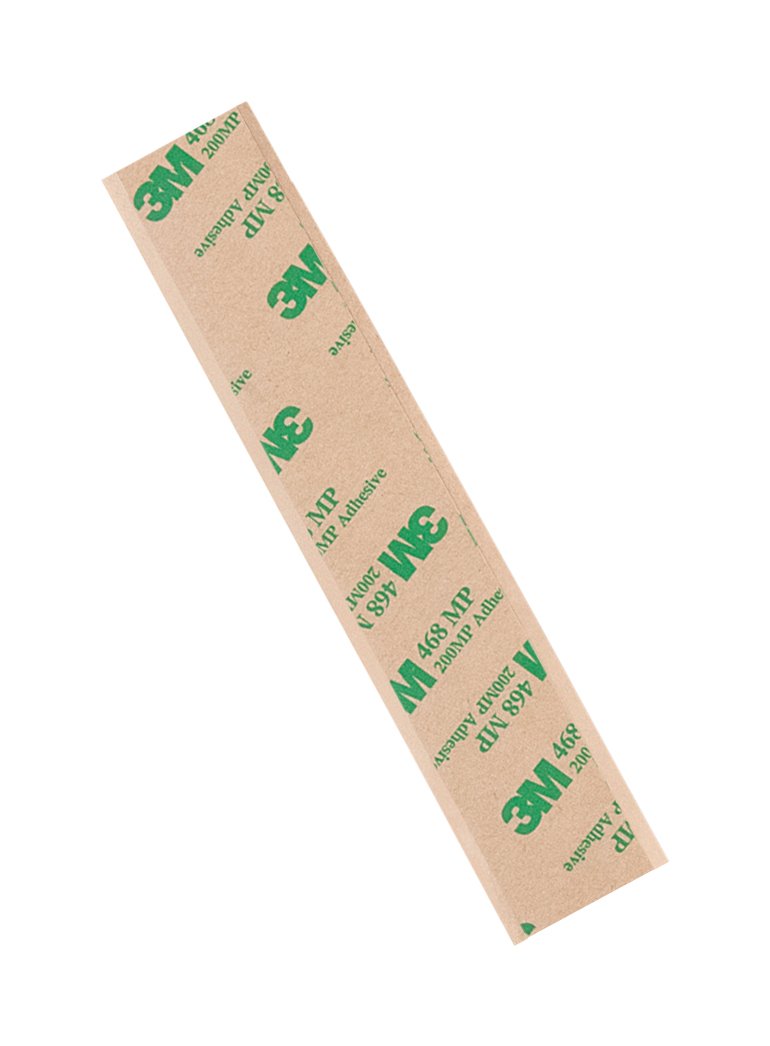 3M Adhesive Transfer Tape 468MP, Clear, 24 in x 60 yd, 5 mil