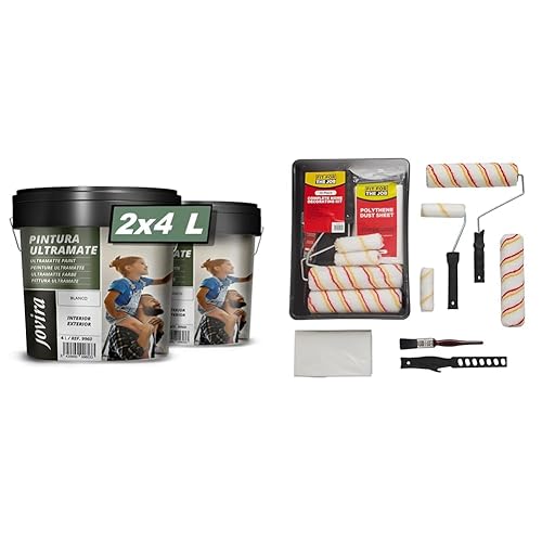 JOVIRA PINTURAS Peinture Ultramate Extérieur/Intérieur Lavable, super couvrant, blanc. &