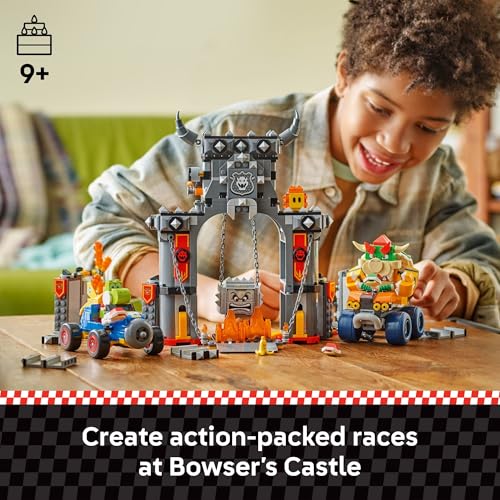 LEGO Super Mario: Mario Kart – Bowser’s Castle Building Toy for Kids - Pretend Play Set for Boys & Girls, Ages 9+ - Nintendo Gift Idea for Young Gamers - W/Yoshi & Bowser Toy Figures - 72039 - image 2
