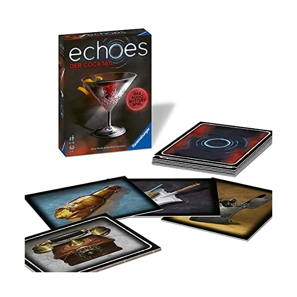 Ravensburger 20814 echoes Der Cocktail - Audio Mystery Spiel ab 14 Jahren, Erlebnis-Spiel