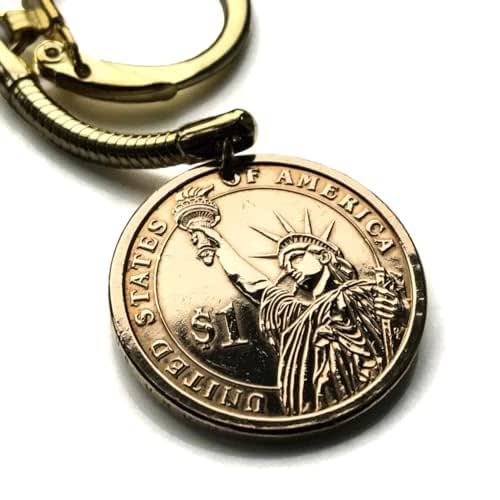 2008 United States of America Dollar coin keychain Statue