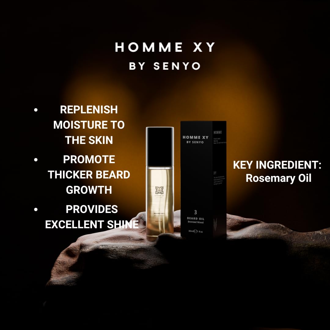 3. BEARD OIL - BRONZED WOOD | Beard oil | Luxury oil | Non-greasy | Beard growth | 30ml - Image 2