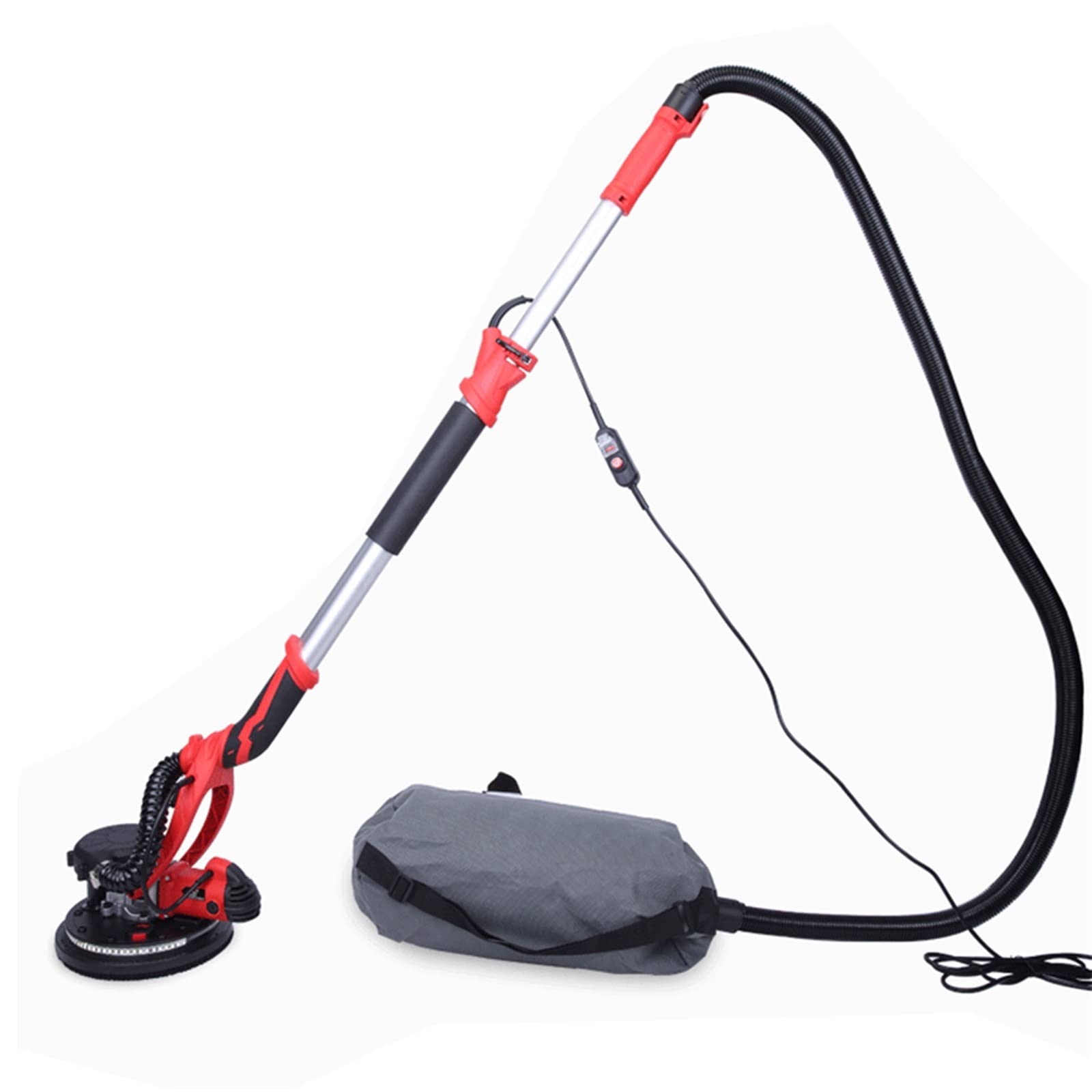 Aubest One Color Wall Sander, Dismantling Dual-Purpose Self-Priming Dust-Free Long Pole Wall Grinding Machine Long Rod Putty Sander Electric Sander