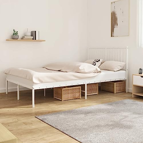 ZEYUAN Bettgestell mit Kopfteil, Bett, Bed Frame, Familienbett, Bettrahmen,...