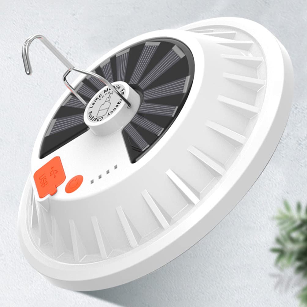 Latarnia kempingowa, latarnia kempingowa LED lampa słoneczna oświetlenie namiotu z hakiem wisząca lampa awaryjna do awaryjnego domu Camping piesze wycieczki