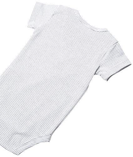 Body Bb Listradinho Inv20, Reserva Mini, Roupas para Bebês, Branco, M