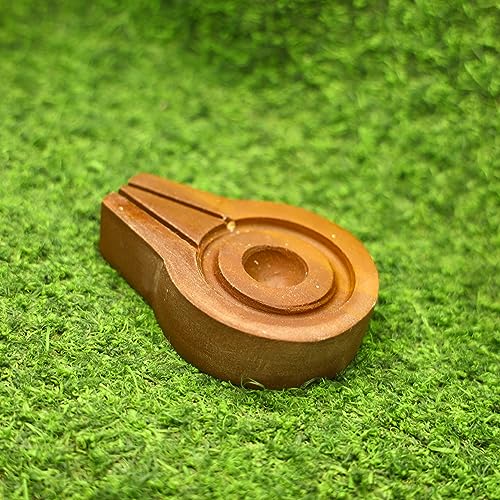 Image of Neelkanth Shivling Stone - Original Narmada Stone Red 4 Inch Jaladhari, Yoni Base, Lingam Holder, Panapitham Shivling Base Pitha Stand For Home