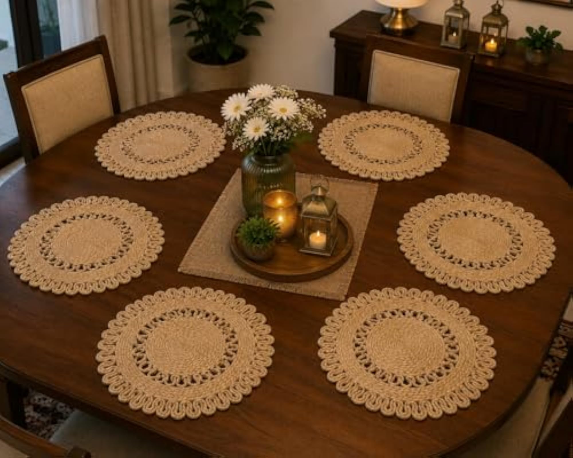 Handmade Heat-Resistant Jute Placemat