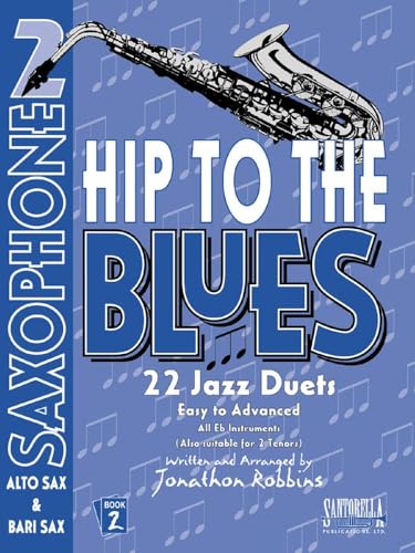 Hip To The Blues Book 2 with CD * Jazz Duets For Alto Sax