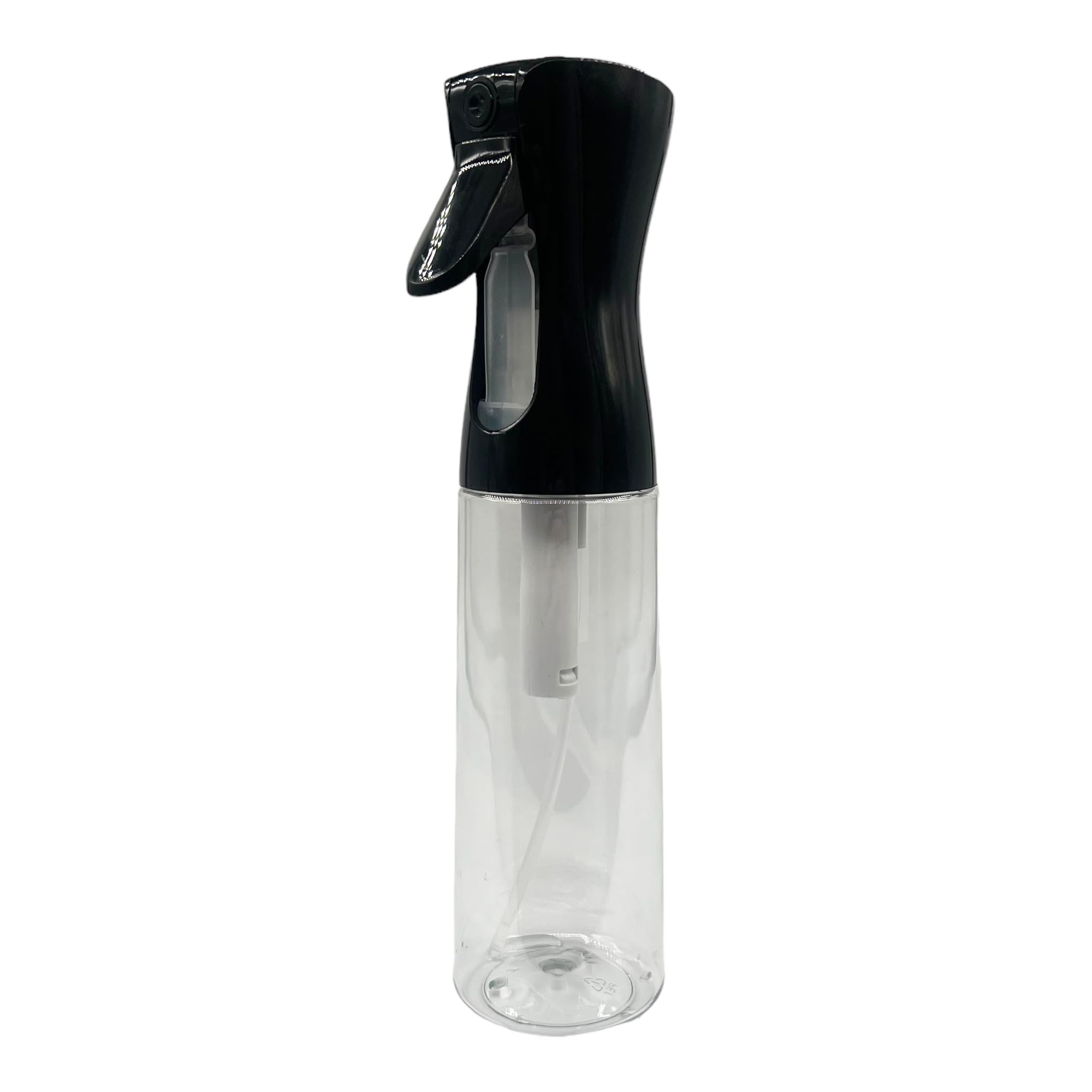 Eson Water Spray Bottle for Hair - 300ml Refillable Continuous Mist Sprayer - Empty Spray Bottle for Barber, Hairdresser, Salon, Hair Styling, Cleaning, Misting & Skin Care,Plants (Clear)