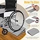 Schwellenrampe, 100x6.5x2.5CM Türschwellenrampen, PVC Rollstuhlrampe, rutschfeste Oberfläche, Gummirampe Auffahrrampe Schwellenrampe für Rollstuhl, Kinderwagen, Rollator oder e Scooter (Grau, 2.5)