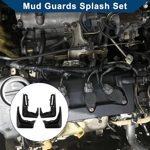 Image of Mud Flaps Splash Guards W /Mount Accessories for Mercedes-Benz GLE Coupe with Pedal 2020-2023 Front and Rear Mud Guards 1 Set