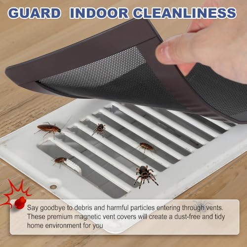 Magnetic Vent Cover, 3 Pack 5" x 13" for Floor, Wall & Ceiling Register - image 6