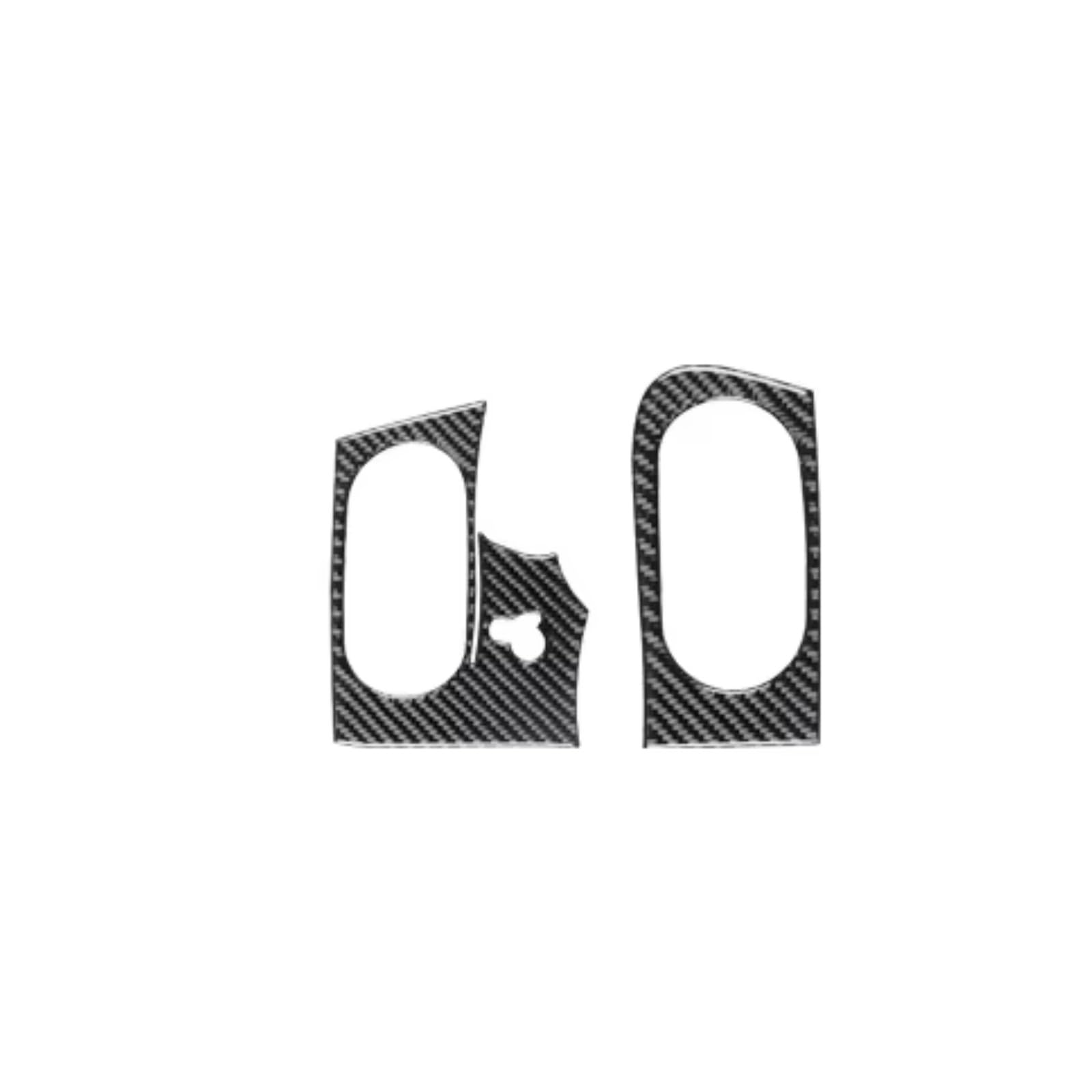 Decoration Auto Interior Compatible with Chevrolet for Corvette for C6 2005-2007 Car Carbon Fiber Interior Trim Stickers Vent Panel Decorative