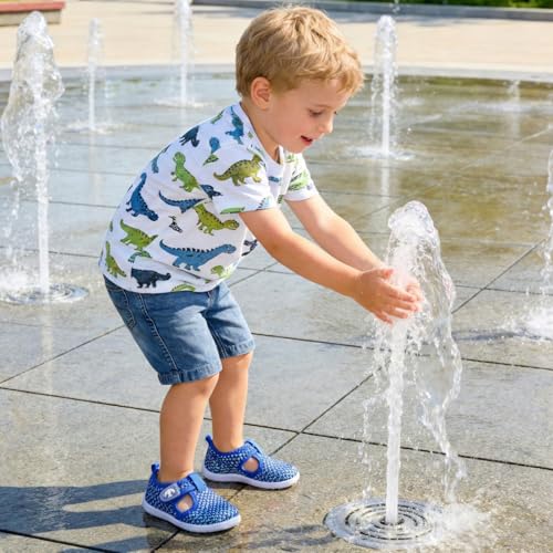 Image of FEETCITY Boys Girls Water Shoes Kids Aqua Socks Quick Dry Barefoot for Beach Swimming Pool