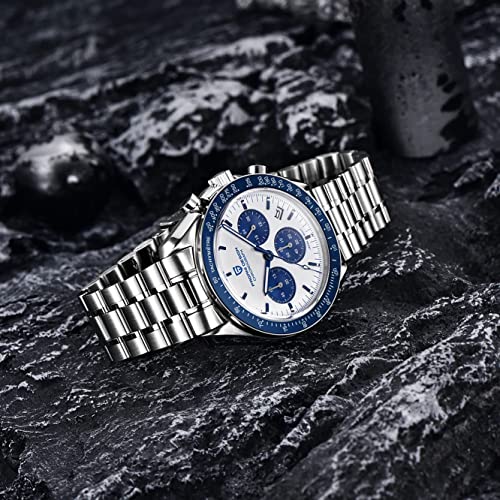 Image of LACZ DENTON Pagani Design PD1701V3 Men's Watches Quartz Men Chronograph Stainless Steel Sports Watches for Mens Waterproof Watches Japan VK63 Movement